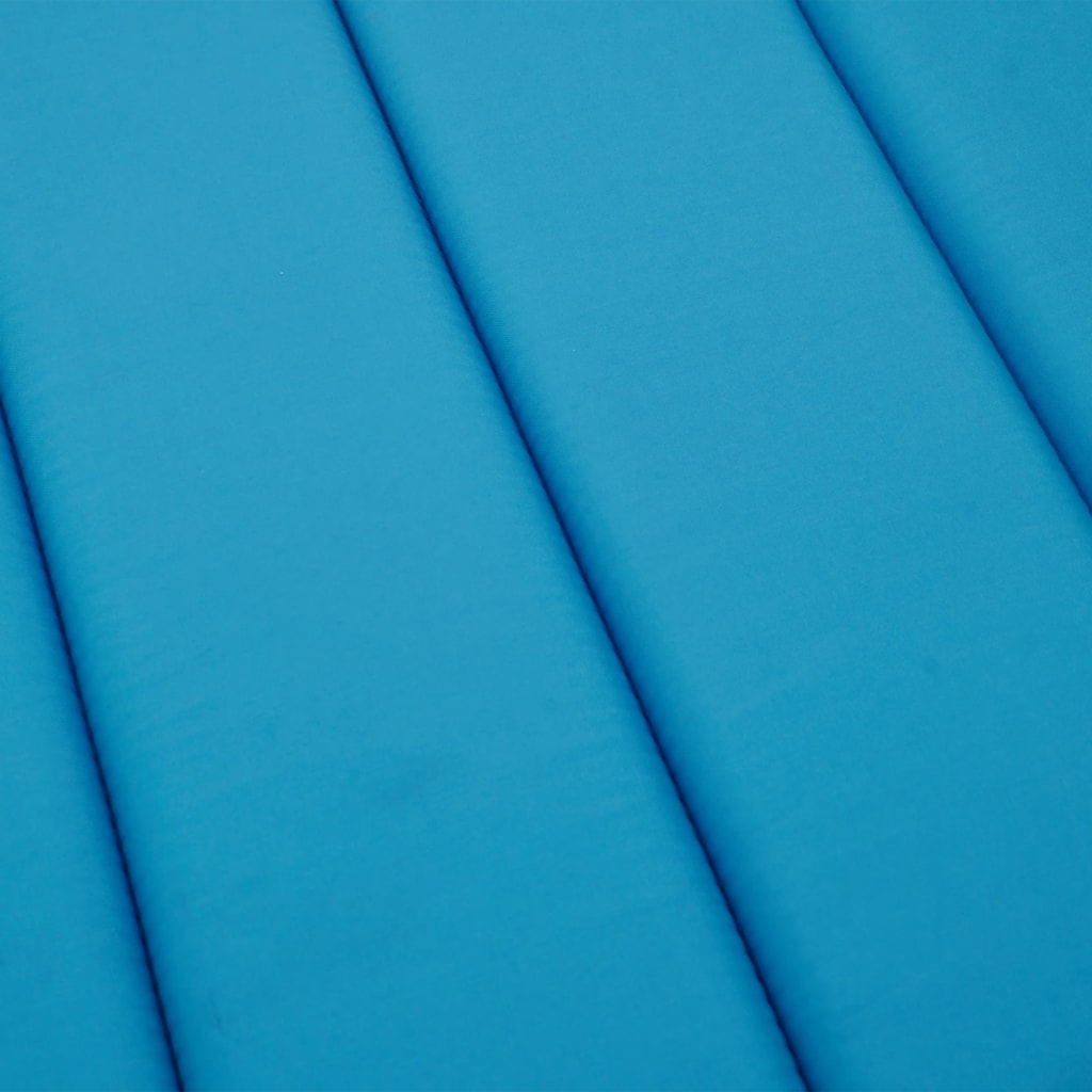 Cuscino per Lettino Blu 186x58x4 cm in Tessuto Oxford