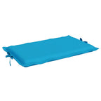 Cuscino per Lettino Blu 186x58x4 cm in Tessuto Oxford