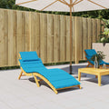 Cuscino per Lettino Blu 186x58x4 cm in Tessuto Oxford