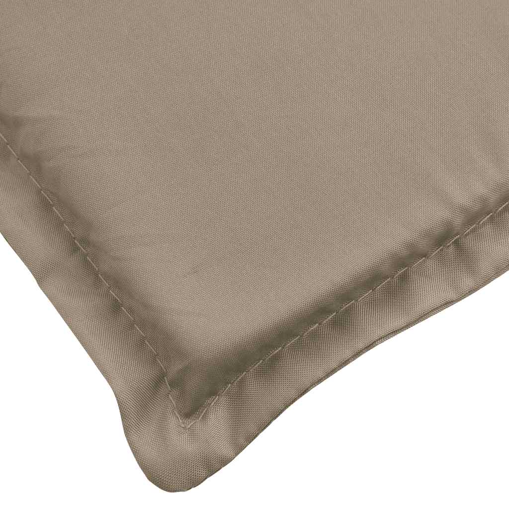 Cuscino per Lettino Tortora 186x58x4 cm in Tessuto Oxford