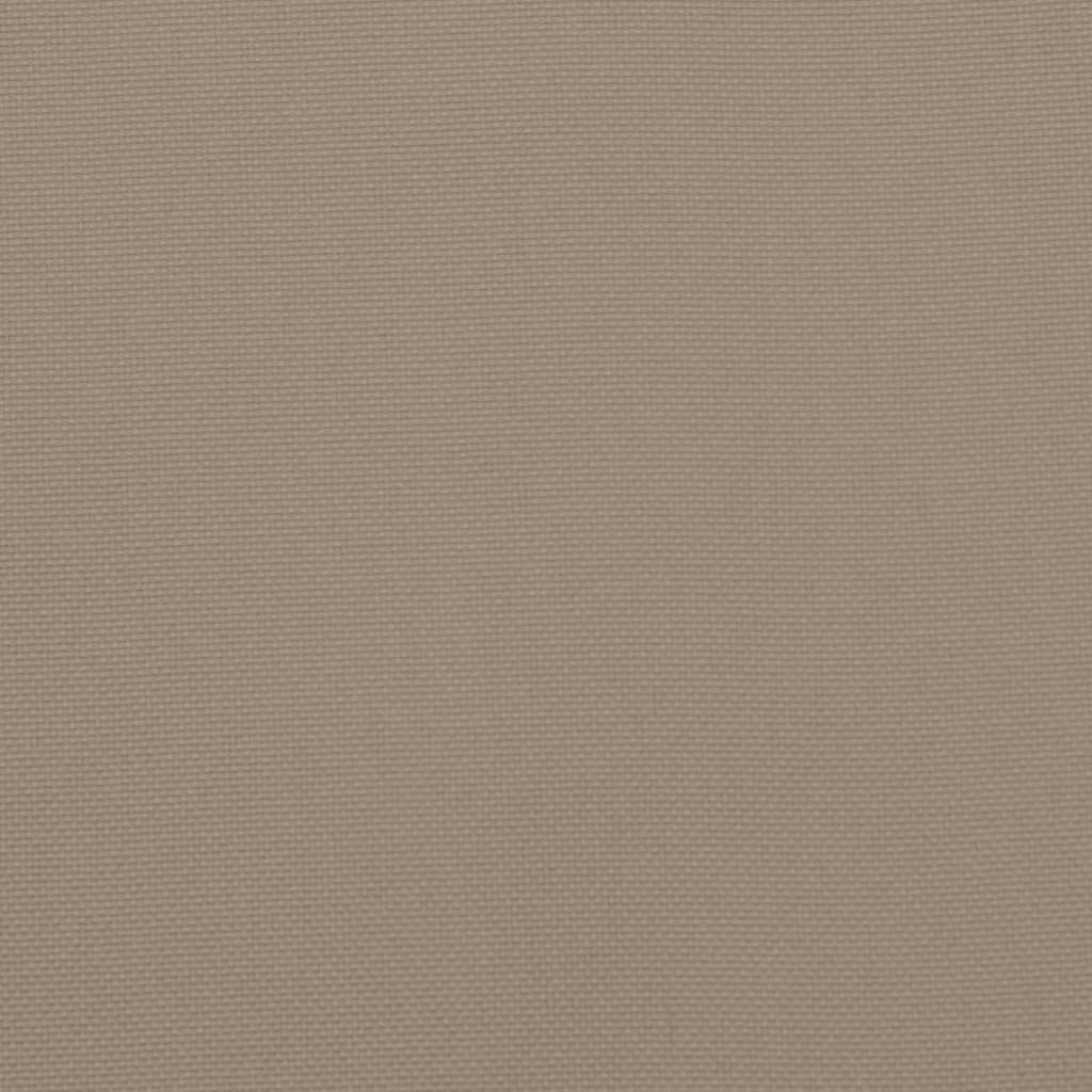 Cuscino per Lettino Tortora 186x58x4 cm in Tessuto Oxford