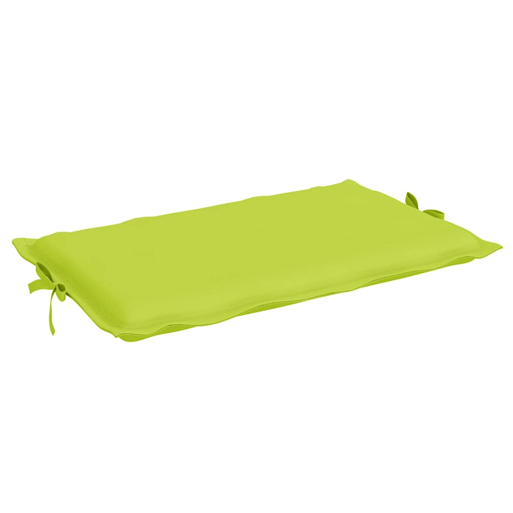 Cuscino per Lettino Verde Intenso 186x58x4 cm in Tessuto Oxford