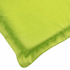 Cuscino per Lettino Verde Intenso 186x58x4 cm in Tessuto Oxford