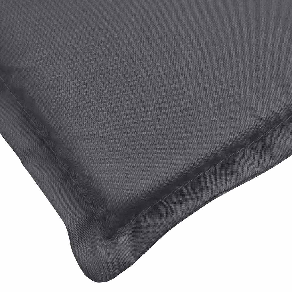 Cuscino per Sdraio Antracite (75+105)x50x4 cm