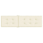 Cuscino per Sdraio Crema (75+105)x50x4 cm