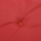 Cuscino per Sdraio Rosso (75+105)x50x4 cm