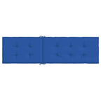 Cuscino per Sdraio Blu Reale (75+105)x50x4 cm