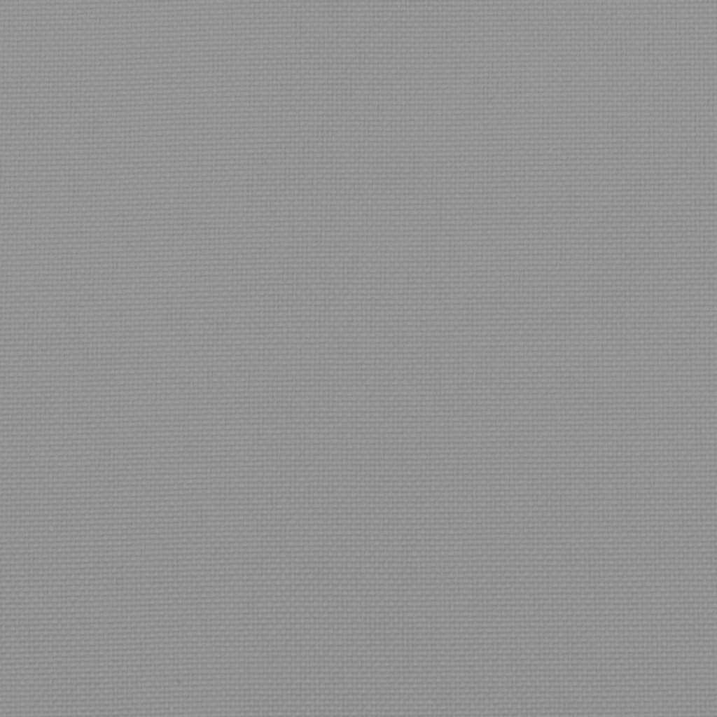 Cuscino per Lettino Grigio 200x50x3 cm in Tessuto Oxford