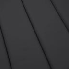 Cuscino per Lettino Nero 200x60x3 cm in Tessuto Oxford