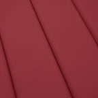 Cuscino per Lettino Rosso Vino 200x60x3 cm in Tessuto Oxford