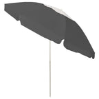 Ombrellone da Spiaggia Antracite 240 cm