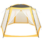 Tenda per Piscina in Tessuto 500x433x250 cm Gialla