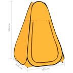 Tenda Doccia da Campeggio Pop Up Giallo