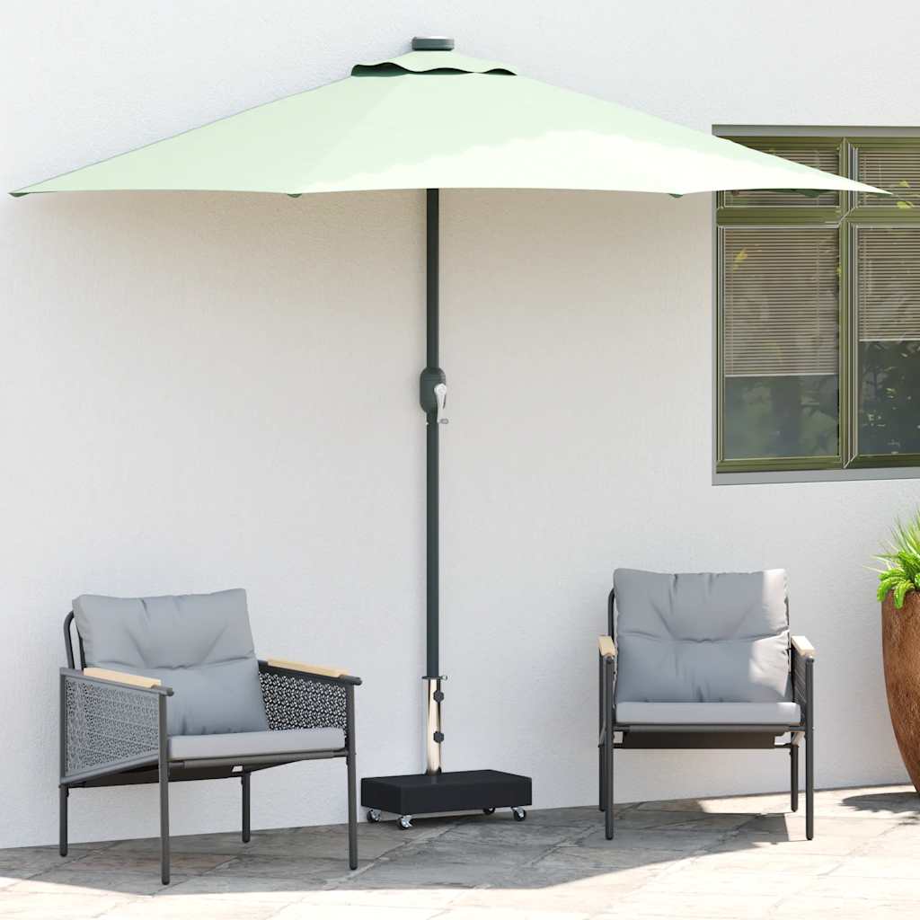 Base per Ombrellone Nera 45x25x8,3 cm in Granito