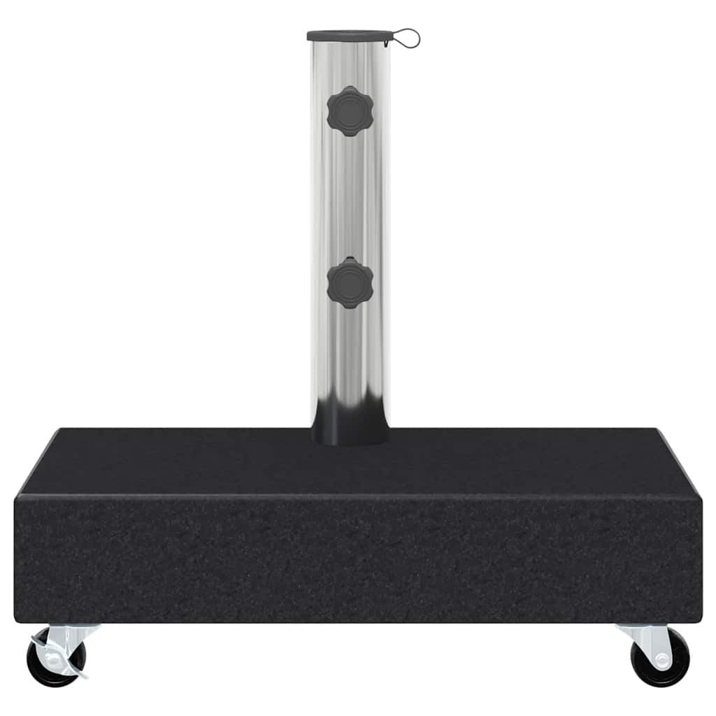Base per Ombrellone Nera 45x25x8,3 cm in Granito