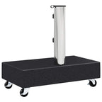 Base per Ombrellone Nera 45x25x8,3 cm in Granito