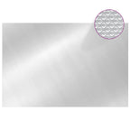 Copripiscina Rettangolare 600x400 cm in PE Argento