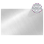 Copripiscina Rettangolare 800x500 cm in PE Argento