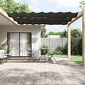 Paravento Verticale Antracite 60x800 cm in Tessuto Oxford