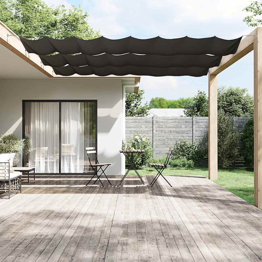 Paravento Verticale Antracite 60x800 cm in Tessuto Oxford