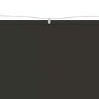 Paravento Verticale Antracite 140x800 cm Tessuto Oxford