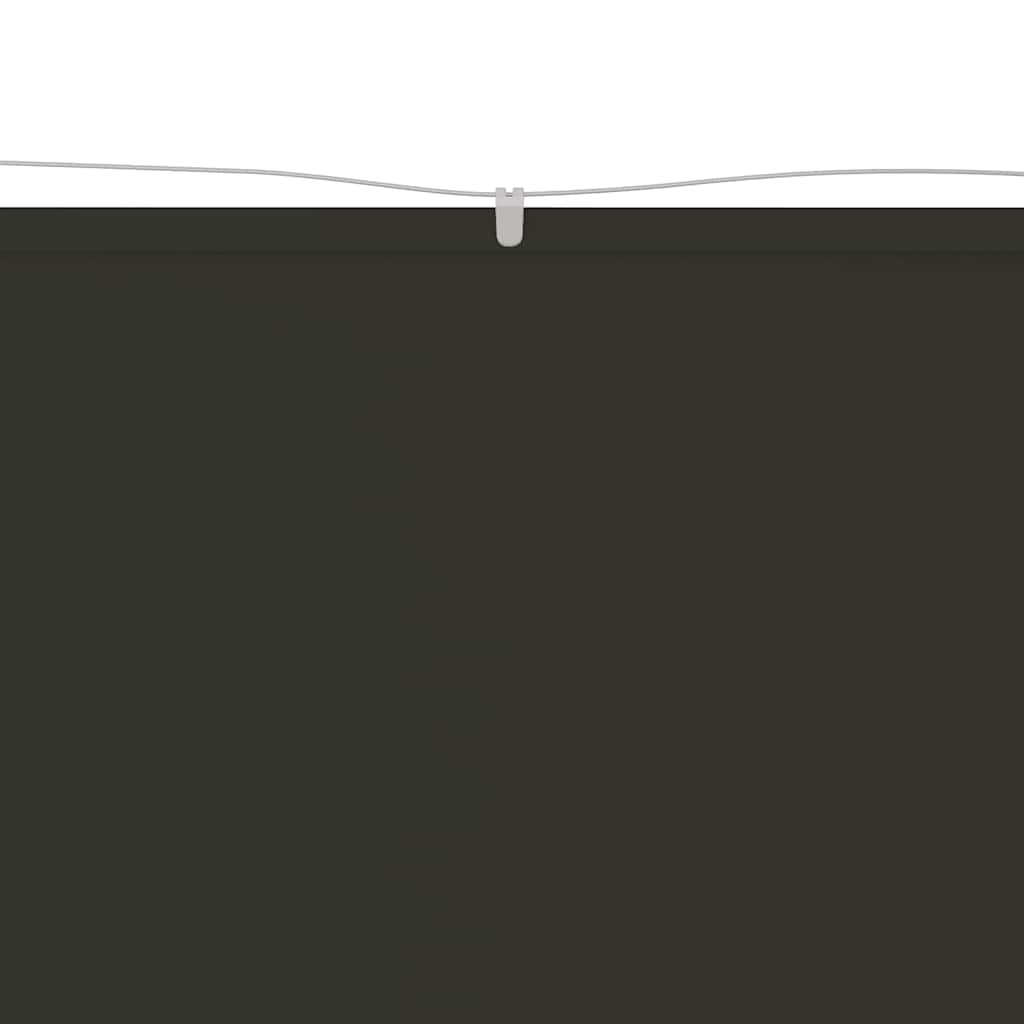 Paravento Verticale Antracite 140x800 cm Tessuto Oxford