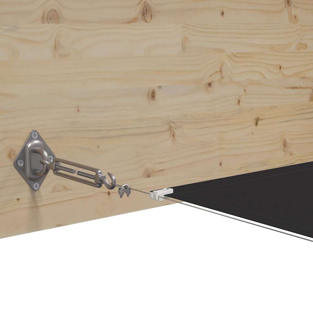 Paravento Verticale Antracite 140x800 cm Tessuto Oxford