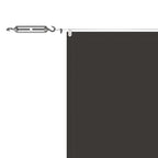 Paravento Verticale Antracite 140x800 cm Tessuto Oxford