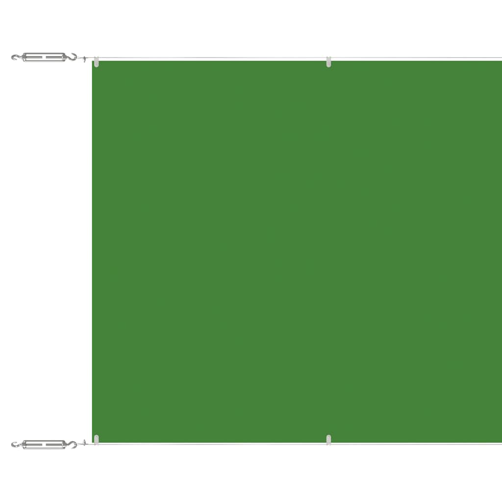 Paravento Verticale Verde Chiaro 100x800 cm in Tessuto Oxford