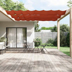 Paravento Verticale Terracotta 100x1000 cm in Tessuto Oxford