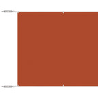 Paravento Verticale Terracotta 140x800 cm in Tessuto Oxford