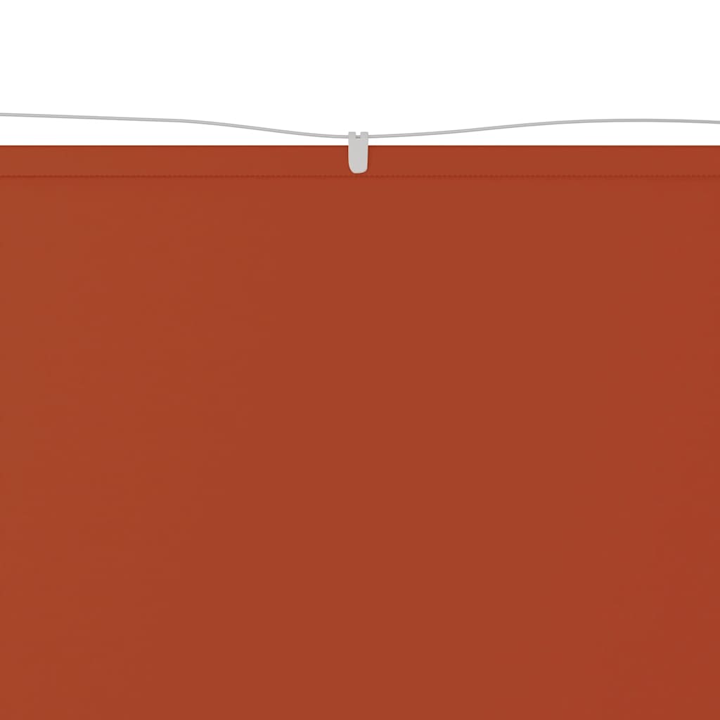 Paravento Verticale Terracotta 180x1000 cm in Tessuto Oxford