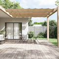 Paravento Verticale Tortora 100x1000 cm in Tessuto Oxford