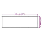 Paravento Verticale Blu 100x360 cm Tessuto Oxford Resistente