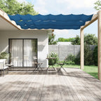 Paravento Verticale Blu 100x360 cm Tessuto Oxford Resistente