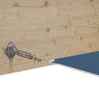 Paravento Verticale Blu 100x1200 cm Tessuto Oxford Resistente