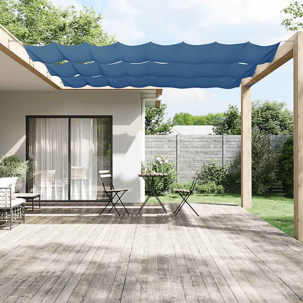 Paravento Verticale Blu 100x1200 cm Tessuto Oxford Resistente