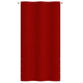 Paravento per Balcone Rosso 120x240 cm in Tessuto Oxford