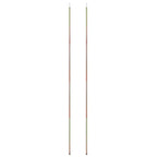 Aste per Parasole a Vela 2 pz 200 cm in Acciaio Zincato