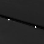 Ombrellone a Sbalzo con Palo in Acciaio e LED Nero 2x3 m