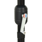 Ombrellone a 3 Livelli con Palo in Alluminio Antracite 3,5 m