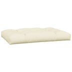 Cuscini per Pallet 3 pz Crema in Tessuto