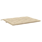 Cuscino per Panca Beige 120x(50+50)x7 cm in Tessuto Oxford