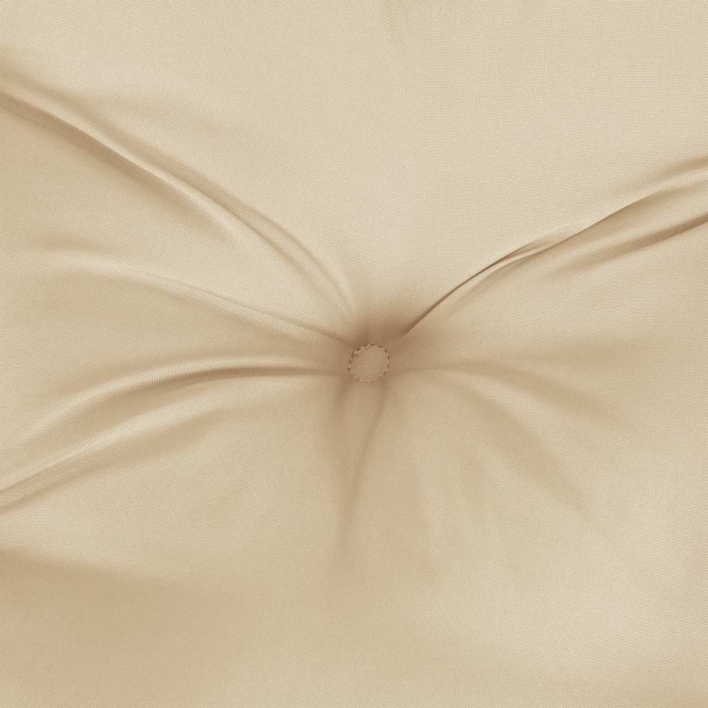 Cuscino per Panca Beige 120x(50+50)x7 cm in Tessuto Oxford