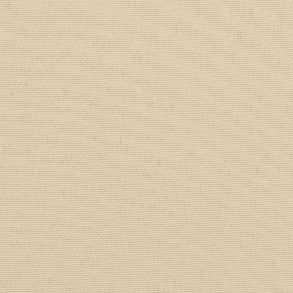Cuscino per Panca Beige 120x(50+50)x7 cm in Tessuto Oxford