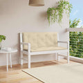 Cuscino per Panca Beige 120x(50+50)x7 cm in Tessuto Oxford
