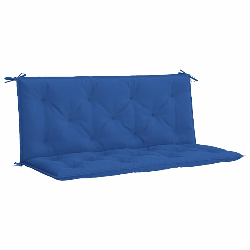 Cuscini per Panca 2 pz Blu 120x50x7 cm in Tessuto Oxford