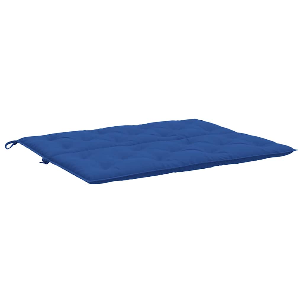 Cuscini per Panca 2 pz Blu 120x50x7 cm in Tessuto Oxford
