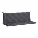Cuscini Panca Giardino 2pz Antracite 150x50x7cm Tessuto Oxford