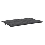 Cuscini Panca Giardino 2pz Antracite 150x50x7cm Tessuto Oxford